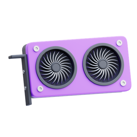 Graphic Card  3D Icon