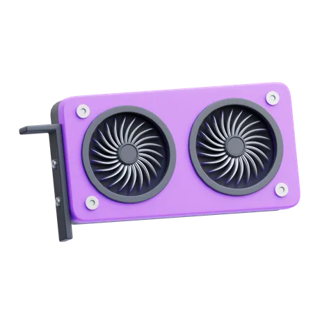 Graphic Card  3D Icon