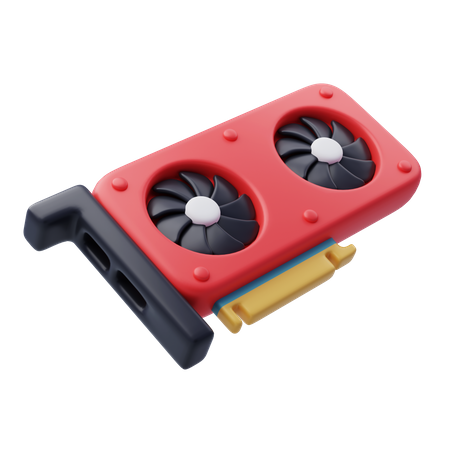 Graphic Card  3D Icon