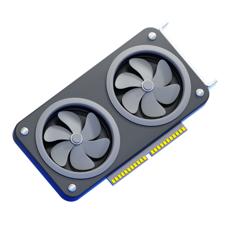 Graphic Card  3D Icon