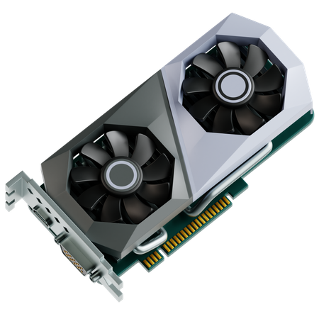 Graphic Card  3D Icon