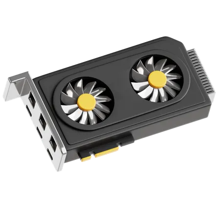 Graphic Card  3D Icon