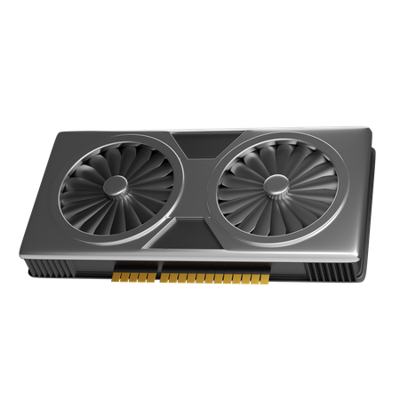 Graphic Card  3D Illustration