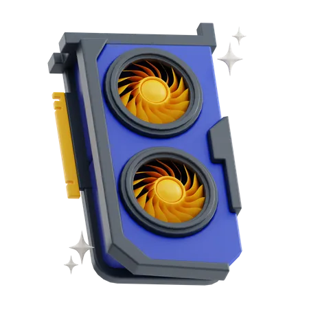 Graphic Card 3D Icon