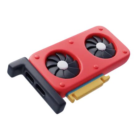 3 D Video Graphics Cards Powerful For Mining Or Video Games Game Concept 3D Icon