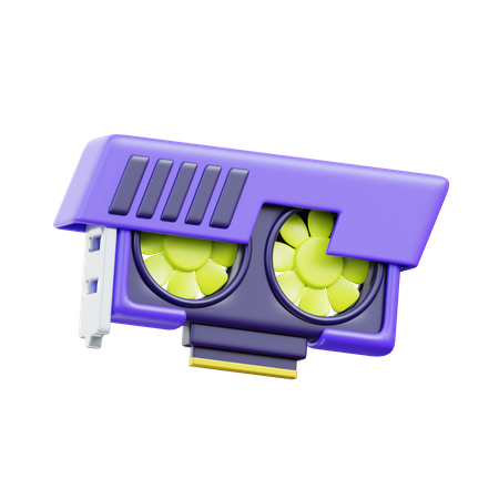 Graphic card  3D Icon