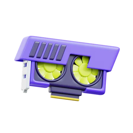 Graphic card  3D Icon