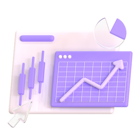 Graphic Chart  3D Icon