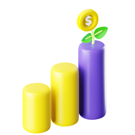 Graphic Chart  3D Icon