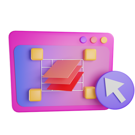 Graphic Design  3D Icon