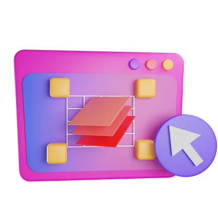 Graphic Design  3D Icon