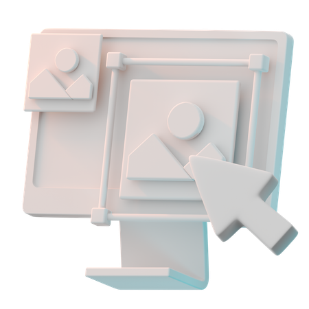 Graphic Design  3D Icon
