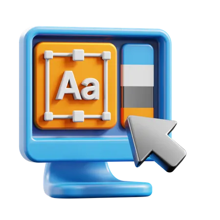 Graphic Designer  3D Icon