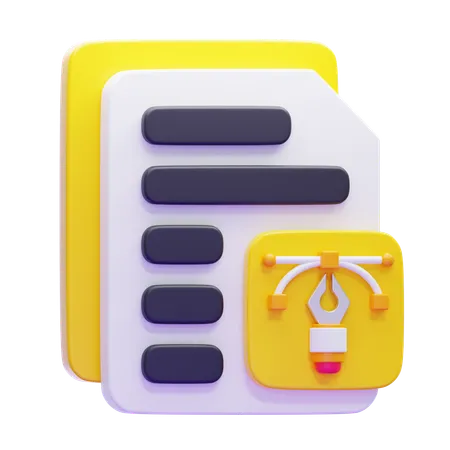 Graphic file  3D Icon