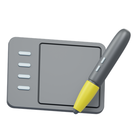 Graphic Pad  3D Icon