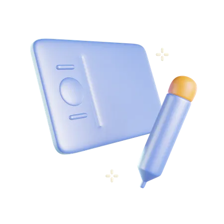Graphic Tablet 3D Icon
