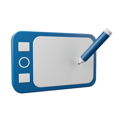 Graphic Tablet  3D Illustration