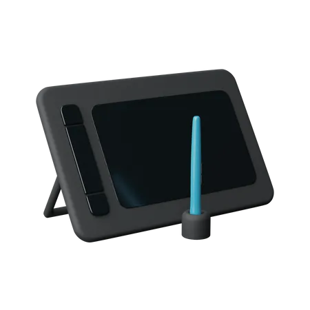 Graphic Tablet 3D Icon