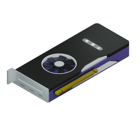 Graphics Card  3D Icon