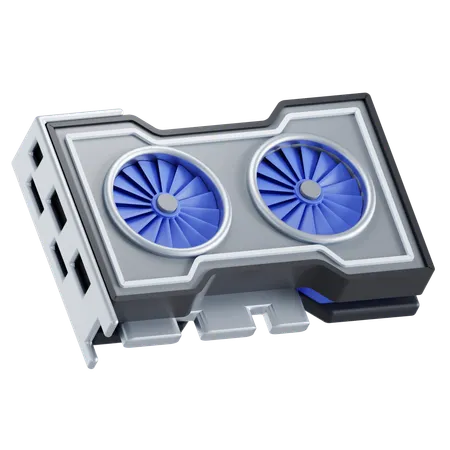 Graphics card  3D Icon