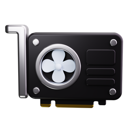 Graphics Card  3D Icon