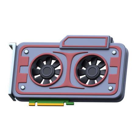 Graphics Card  3D Icon