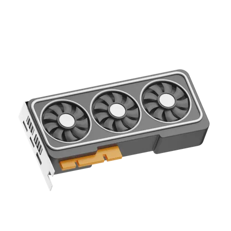 Graphics Card 3D Icon