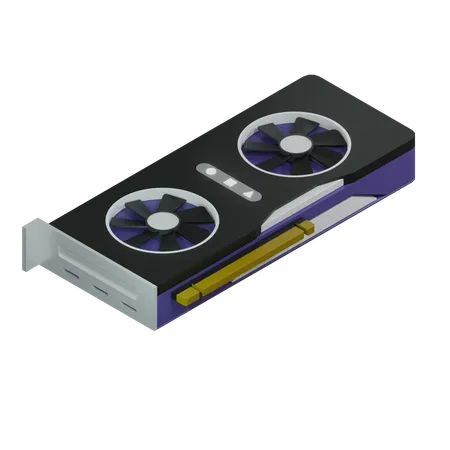 Graphics Card Fans  3D Icon