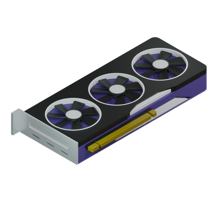 Graphics Card Fans  3D Icon