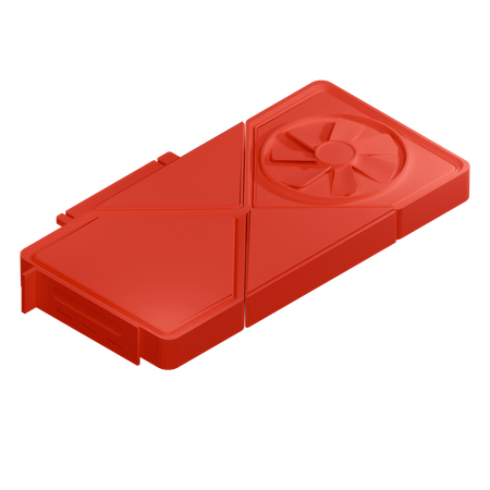 グラフィックカード シングルファン  3D Icon