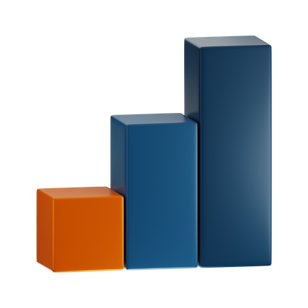 Diagramme à bandes  3D Icon