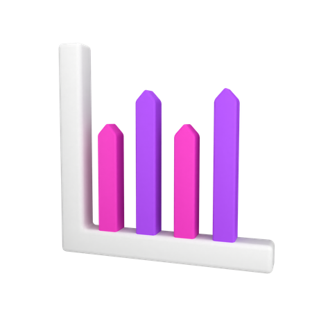 Diagramme à bandes  3D Icon