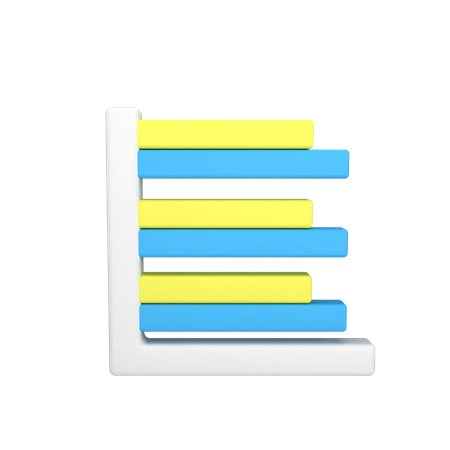 Diagramme à bandes  3D Icon