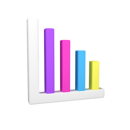 Diagramme à bandes  3D Icon