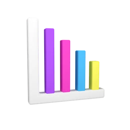 Diagramme à bandes  3D Icon