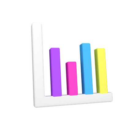 Diagramme à bandes  3D Icon