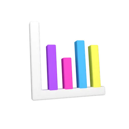 Diagramme à bandes  3D Icon