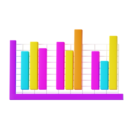 Diagramme à bandes  3D Icon