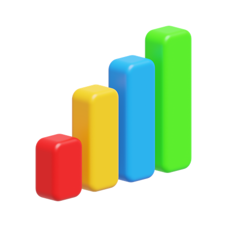 Diagramme à bandes  3D Icon