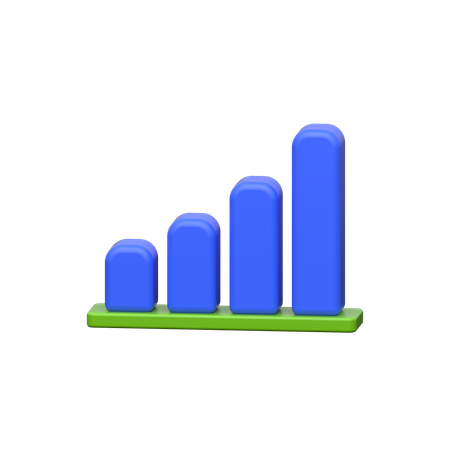 Diagramme à bandes  3D Icon