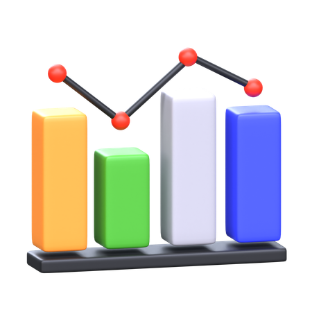 Diagramme à bandes  3D Icon
