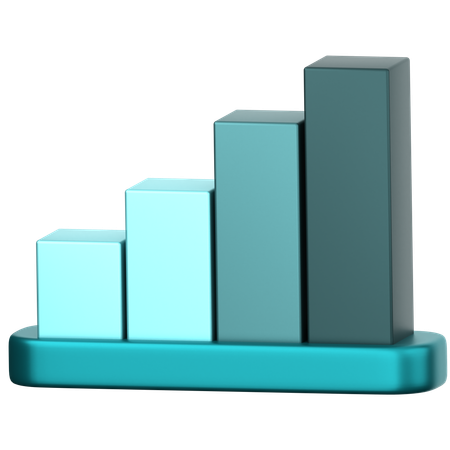 Diagramme à bandes  3D Icon