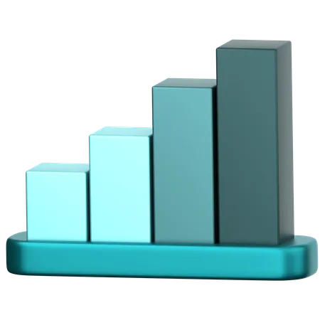 Diagramme à bandes  3D Icon