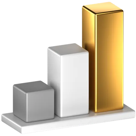 Diagramme à bandes  3D Icon