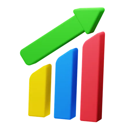 Diagramme à bandes  3D Icon