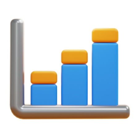 Diagramme à bandes  3D Icon