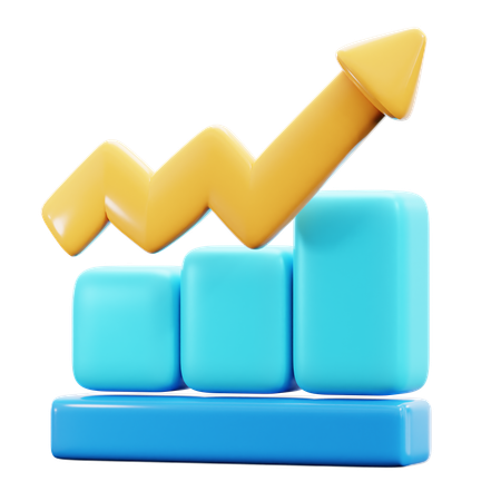 Diagramme à bandes  3D Icon