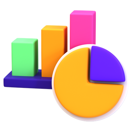 Diagramme à bandes  3D Icon