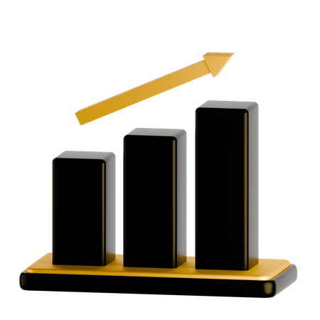 Diagramme à bandes  3D Icon