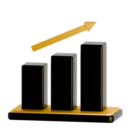 Diagramme à bandes  3D Icon